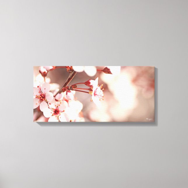 Pink Petals Canvas Print (Front)