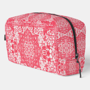 Pink Petals on Kilim Dreams Dopp Kit