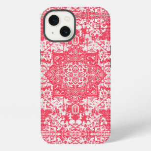 Pink Petals on Kilim Dreams iPhone 13 Case