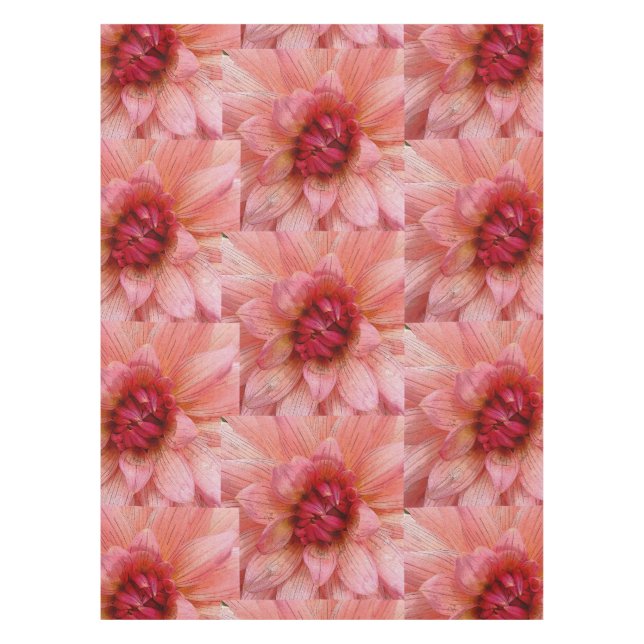 pink petals tablecloth (Front)