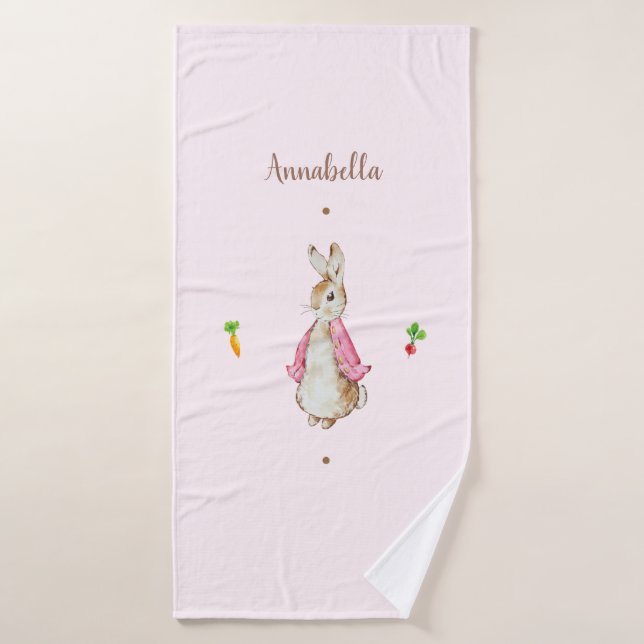 Pink Peter the Rabbit Bath Towel (Bath Towel)