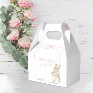 Pink Peter the Rabbit Beatrix Potter Baby Shower Favour Box
