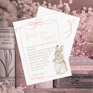 Pink Peter the Rabbit Beatrix Potter Books Baby  Enclosure Card