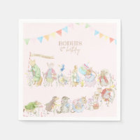 Pink Peter the Rabbit First Birthday