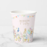 Pink Peter the Rabbit First Birthday Paper Cups<br><div class="desc">Pink Peter the Rabbit First Birthday Paper Cups</div>
