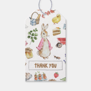 Pink Peter the Rabbit Gift Tags