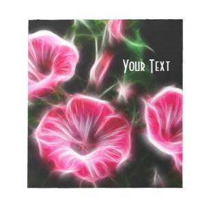 Pink Petunia Esoteric Floral Notepad