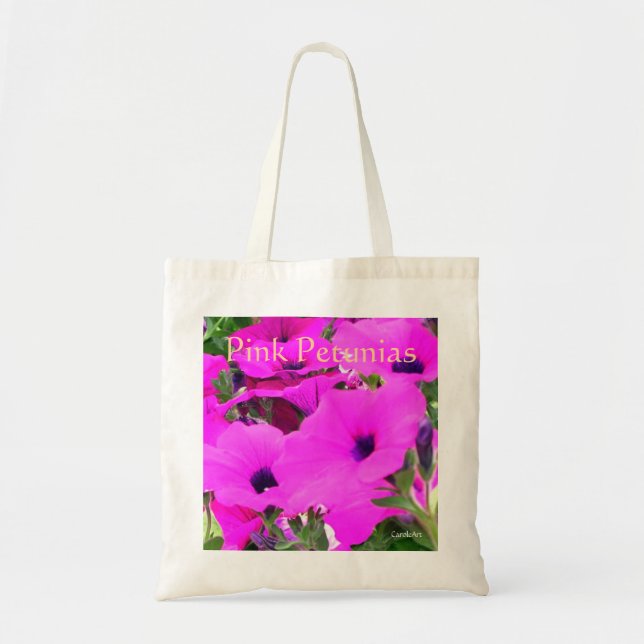 "Pink Petunias" Budget Bag (Front)
