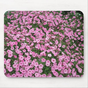 Pink Petunias Mouse Mat
