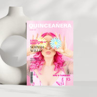 Pink Photo Magazine cover Quinceanera