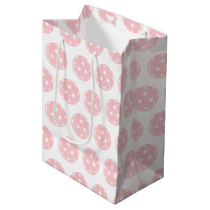 Pink PickleBall Medium Gift Bag