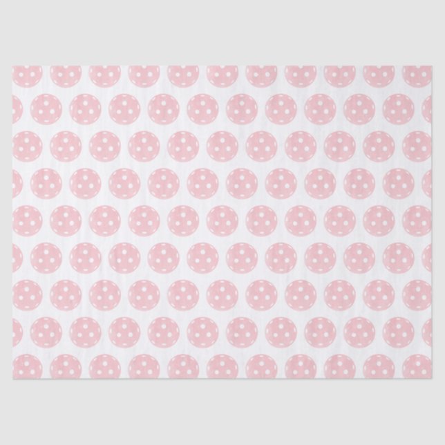 Pink PickleBall Tissue Paper (Front)