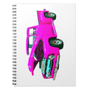 Pink pickup notebook
