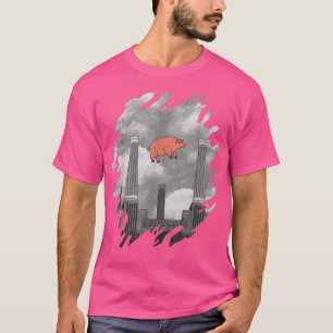 Pink Pig At Battersea Power Station London 5035 T-Shirt