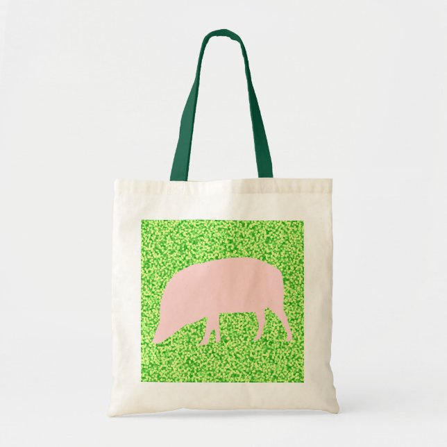 Pink Pig Budget Tote Bag (Front)
