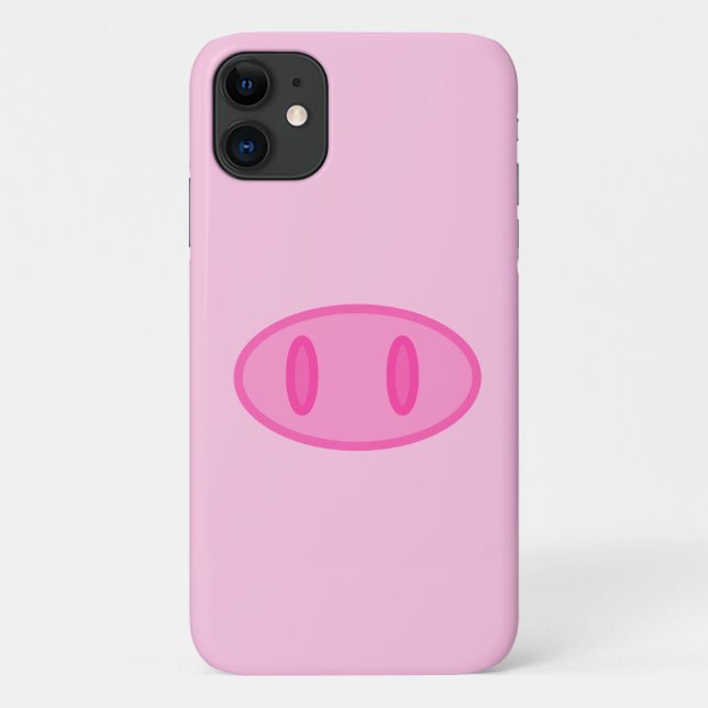 Pink Pig Case-Mate iPhone Case (Back)