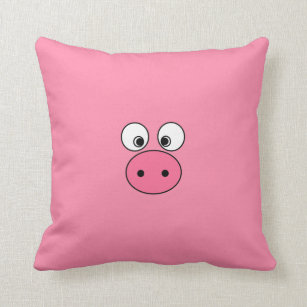 Pig Face Decorative & Throw Cushions Cute Anime Pig Face Throw Pillow