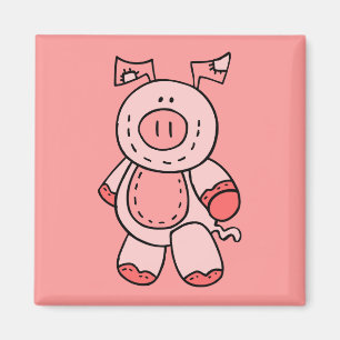 Pink Pig Magnet