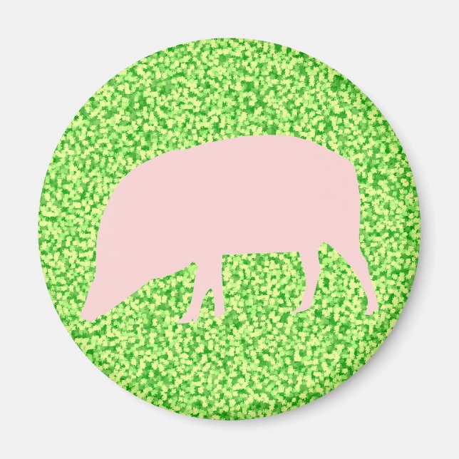 Pink Pig Magnet (Front)