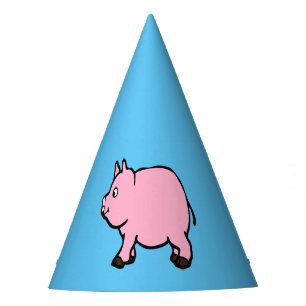 Pink Pig, Party Hat