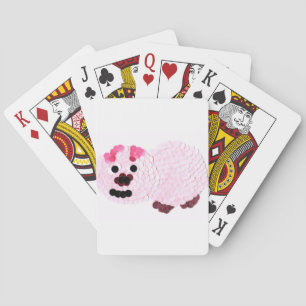 Pink Pig Playing Cards