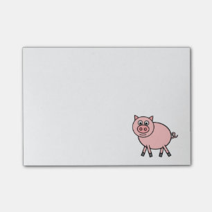 Pink Pig Post-it Notes