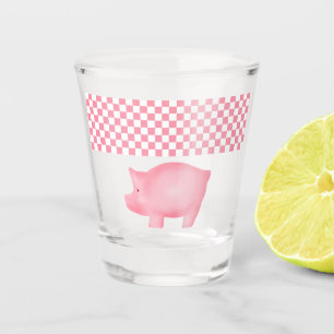 Pink Pig Shot Glass