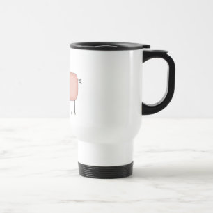 Pink Pig T-shirts and Gifts Travel Mug