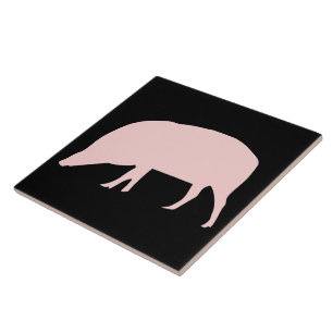 Pink Pig Tile