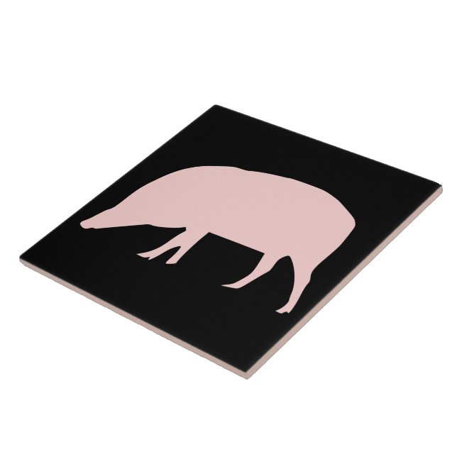 Pink Pig Tile (Side)