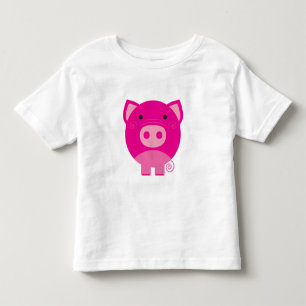Pink Pig Toddler T-Shirt