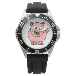 Pink Pig Watch