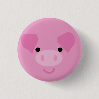 Pink Piggy Button