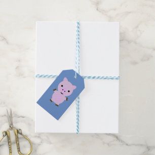 Pink Piggy Gift Tags
