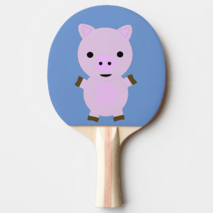 Pink Piggy Ping Pong Paddle