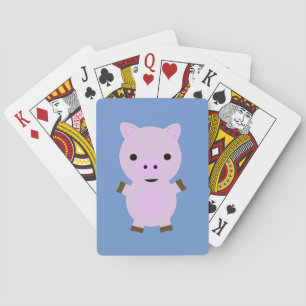 Pink Piggy Playing Cards