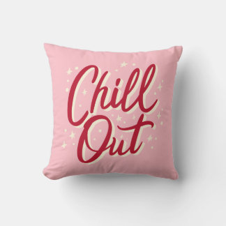 Pink Pillow positive manifest Quote with words