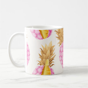 Pink Pineapple: High Detailed Vintage Coffee Mug