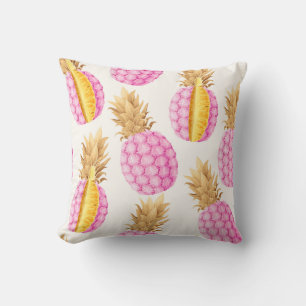 Pink Pineapple: High Detailed Vintage Cushion