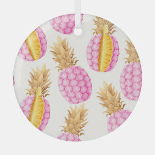 Pink Pineapple: High Detailed Vintage Glass Tree Decoration