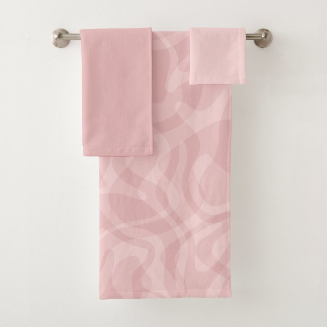 Pink Pink Bath Towel Set (Insitu)