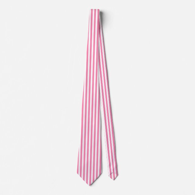 Pink Pinstripe Tie (Front)