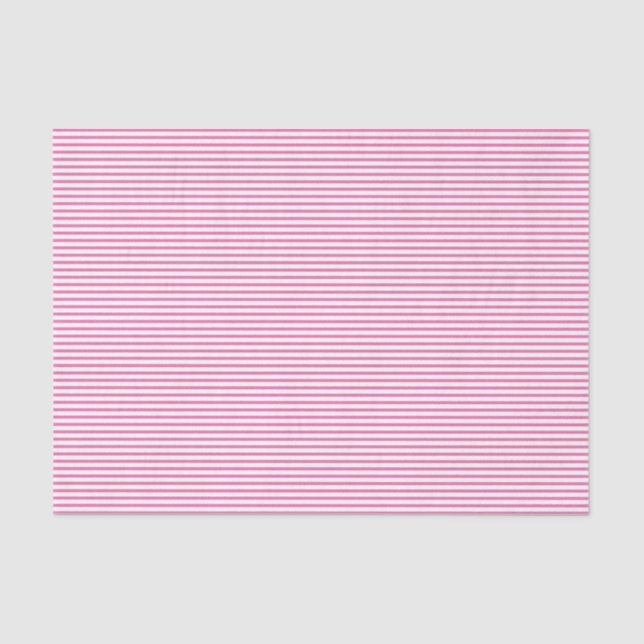 Pink Pinstripe Tissue Paper (Front)