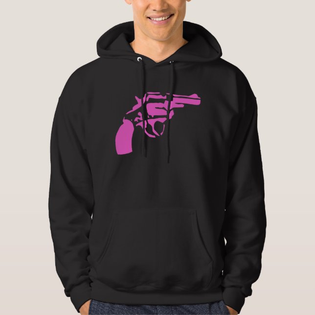 Pink Pistol Hooded Sweatshirt (Front)