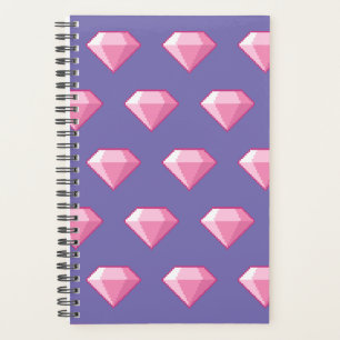 Pink Pixel Diamond Planner