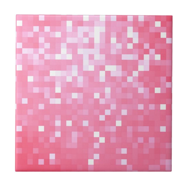 Pink Pixel Sparkle Tile (Front)