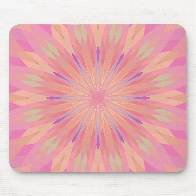 Pink Pixels 3 Mouse Mat (Front)