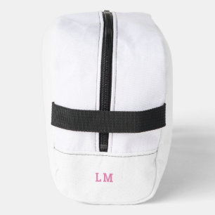 Pink PKBL Social Club Crest Monogram Pickleball Dopp Kit