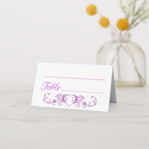 Pink Place Card