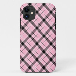 Pink Plaid dos iPhone 11 Case